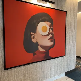 Art work in the lobby LOVE IT!