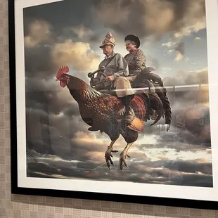 Art work in the lobby