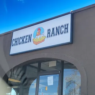 the front of the restaurant
