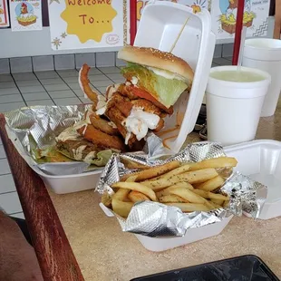 burgers, food