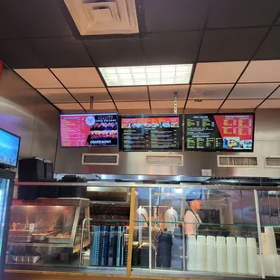 a view of the menu