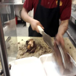 Hacking up My Bird for me.