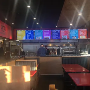 One of the seating areas