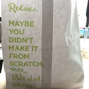 Def not made from scratch- contains preservatives, artificial flavors, and high fructose corn syrup