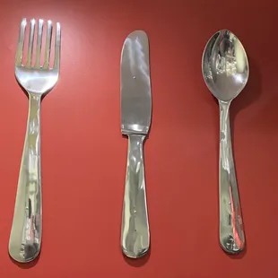 You will need this size utensils to eat every mouth water morsel
