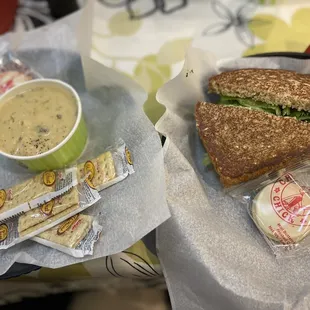 Lauren&apos;s Lemon Basil and Chicken Artichoke soup