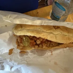 Shrimp poboy small