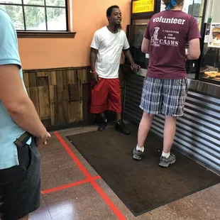 My friend making a complicated order