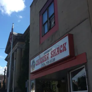 Outside! Love the charm here