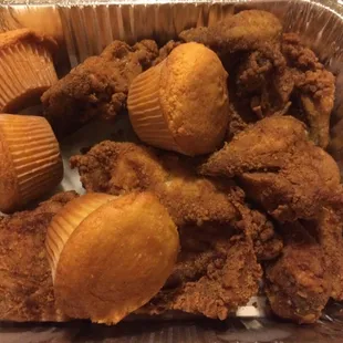 8 Piece with 4 Corn Muffins