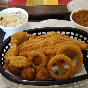 Catfish dinner....mmmmm!