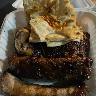 Chicken and ribs Combo