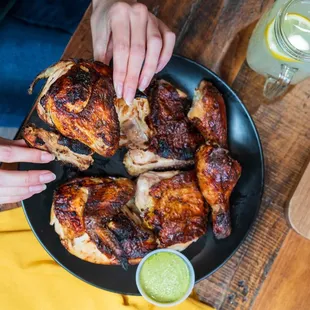 Flame-Grilled Chicken &amp; housemade lemonade !!!!!