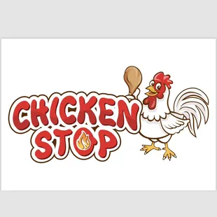 a chicken with a spatula in its beak