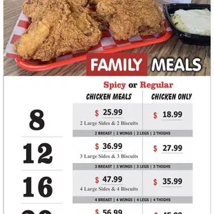 chicken wings and fried chicken