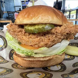 Fried Chicken TWILI Sandwich