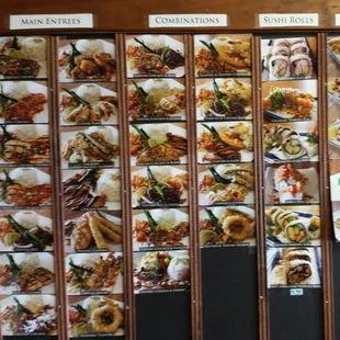 Wall of photos. ..great idea