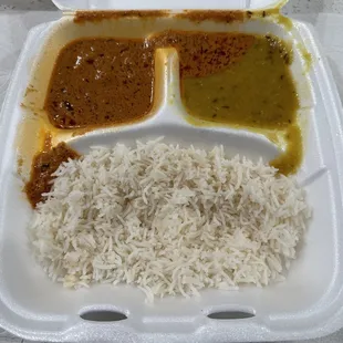 #1 - chicken tikka masala and daal