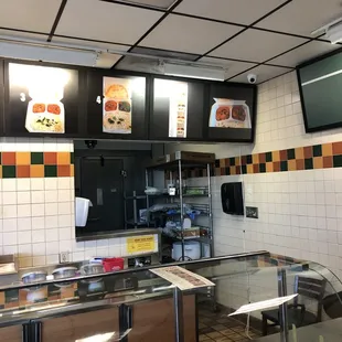 Inside restaurant