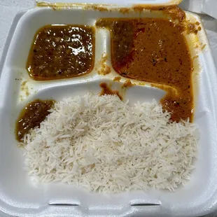 #4 - chicken tikka masala and chana masala