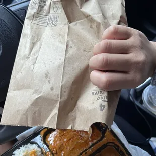 The bread it comes in