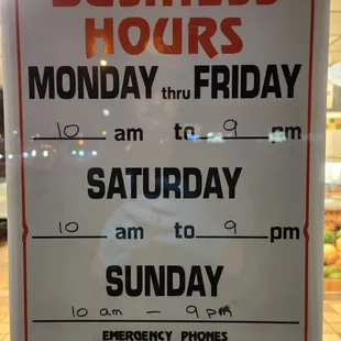 Business Hours