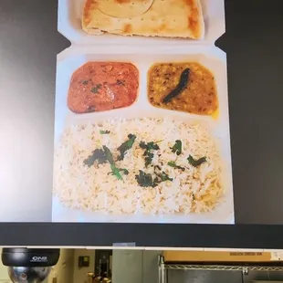 Chicken Tikka Masala + Daal Platter