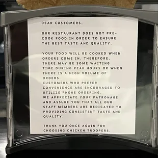 Freshness philosophy