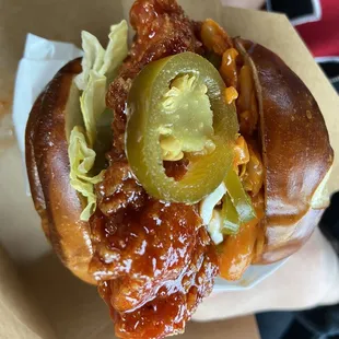 Kimchi Chicken Sandwich