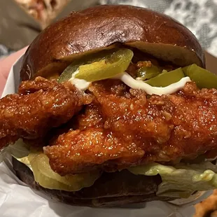 Kimchi Chicken Sandwich