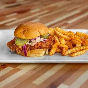 chicken wings and fried chicken, food