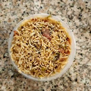 Rice with pork