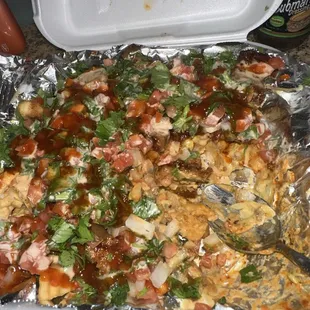 Loaded Pork Belly Fries
