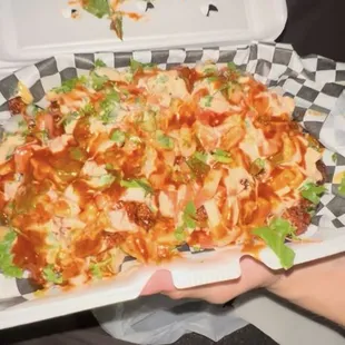 Loaded Pork Belly Fries