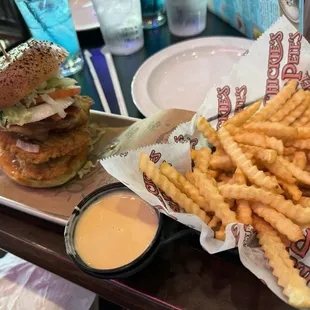 Reg fries  ultimate tailgater burger