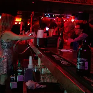 Lively bar scene