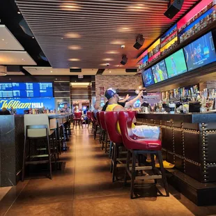 The bar ambiance
