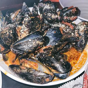 Mussels red