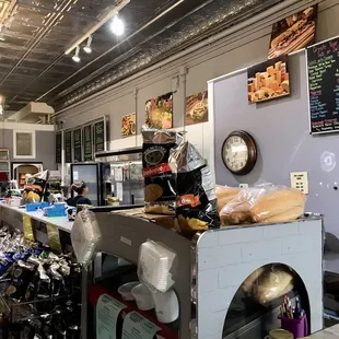 the interior of chickie's