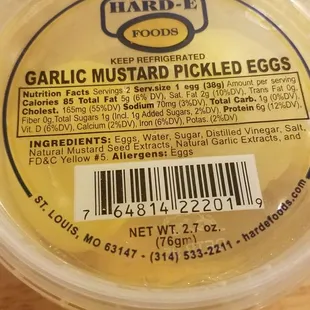 garlic mustard pickled eggs