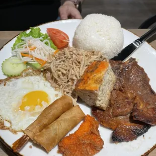 Chick'n Broth Special Broken Rice Combo