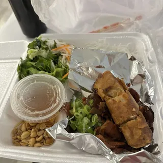 Grilled Pork Served with Rice Vermicelli