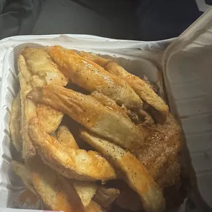 chicken wings and fried chicken, food