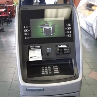 At because they don&apos;t except credit cards.
