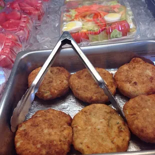 Crab cakes...