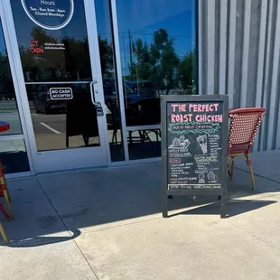 Outside