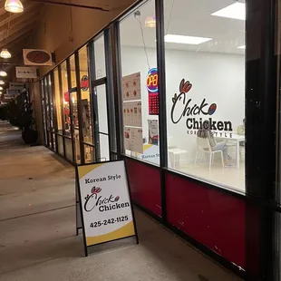Outside of the new Chicko Chicken!
