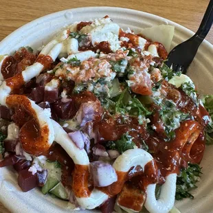 Rice bowl with chicken