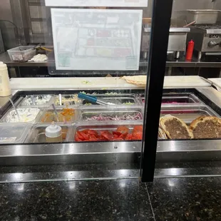 the food being prepared