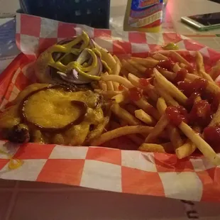Burger  and  fries